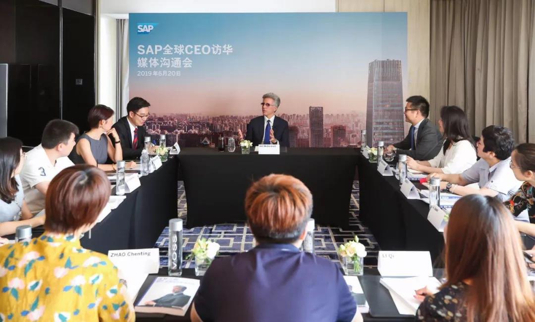 SAP CEO 孟鼎铭中国行