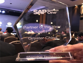 SAP Business One 最佳业绩贡献奖